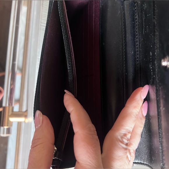 CHANEL Black Classic Wallet On Chain WOC Shoulder Bag Lambskin - Picture 9 of 12